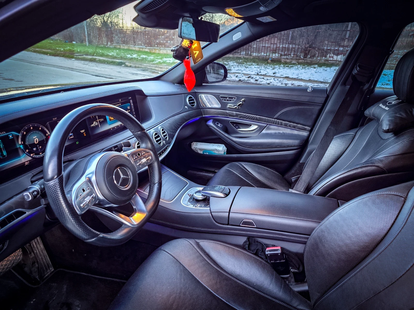 Mercedes-Benz S 400 D = AMG PACKET= 360= BURMASTER= РЕАЛНИ КИЛОМЕТРИ=  - изображение 8