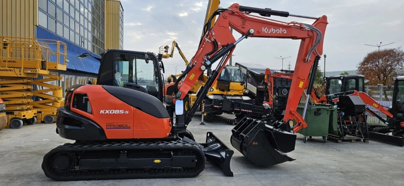 Багер Kubota KX085-5 2P, снимка 2 - Индустриална техника - 40397620