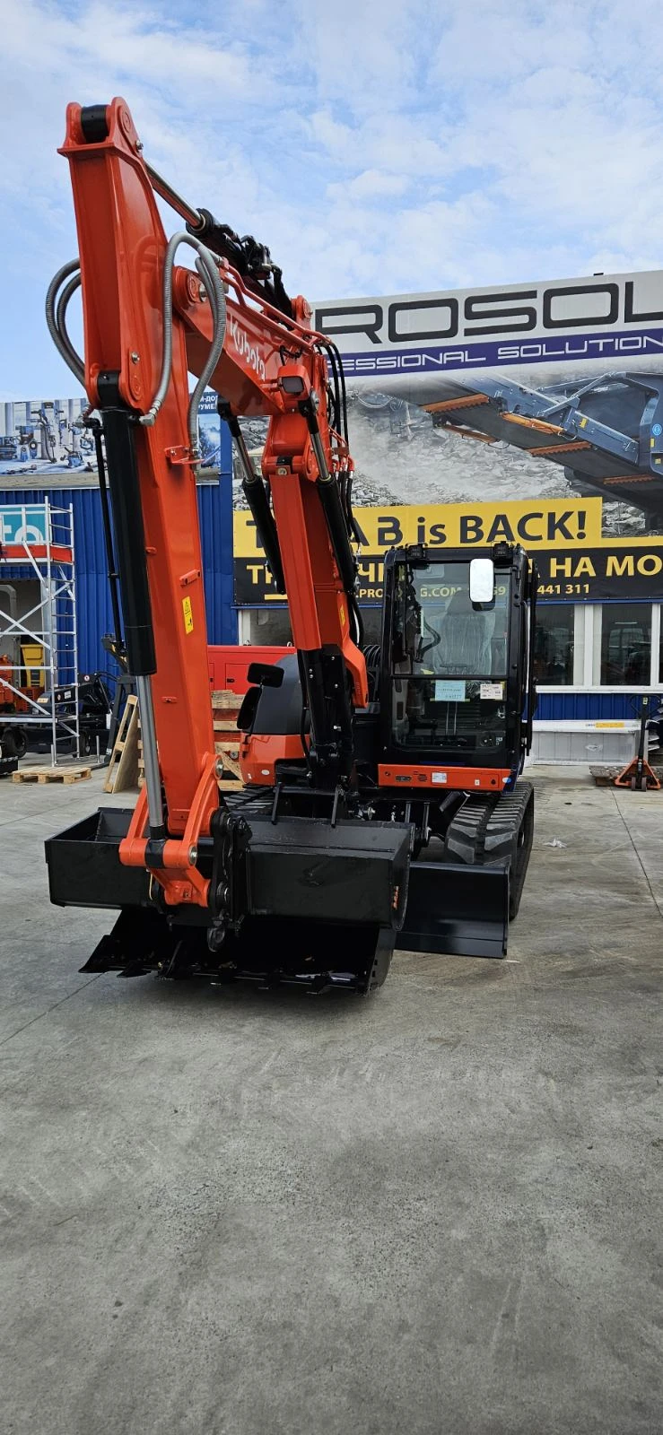 Багер Kubota KX085-5 2P, снимка 7 - Индустриална техника - 40397620