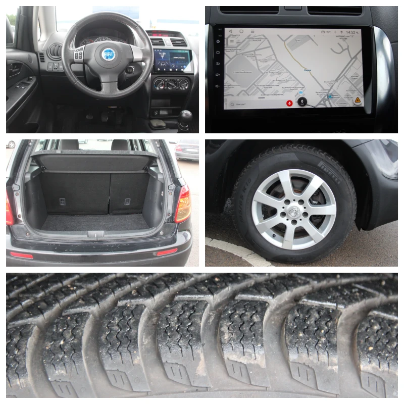 Fiat Sedici 1.6i 4x4  , снимка 14 - Автомобили и джипове - 52476034