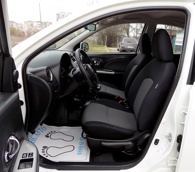 Nissan Micra 1.2i/FACELIFT/NAVi/КЛИМАТРОНИК/БЯЛА ПЕРЛА/118х. км, снимка 5 - Автомобили и джипове - 52890535