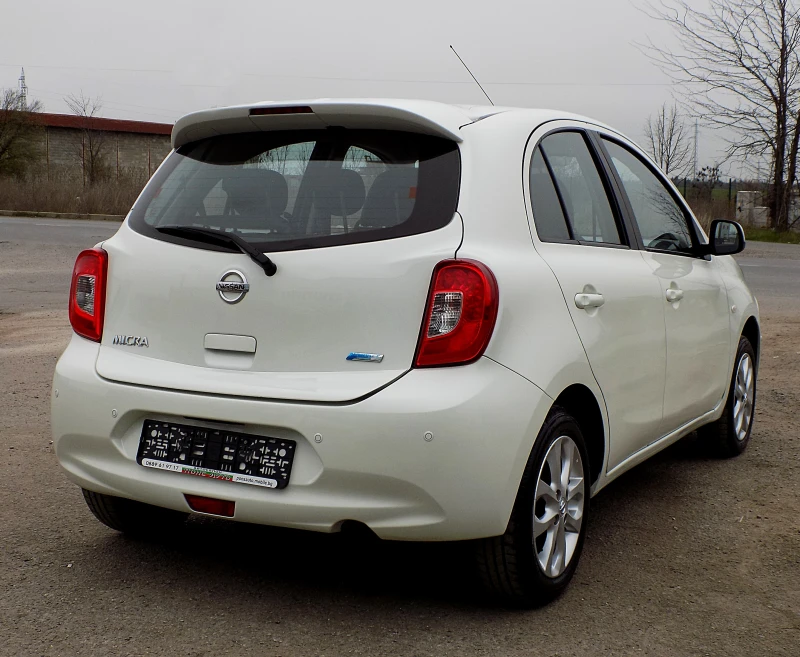Nissan Micra 1.2i/FACELIFT/NAVi/КЛИМАТРОНИК/БЯЛА ПЕРЛА/118х. км, снимка 3 - Автомобили и джипове - 52890535