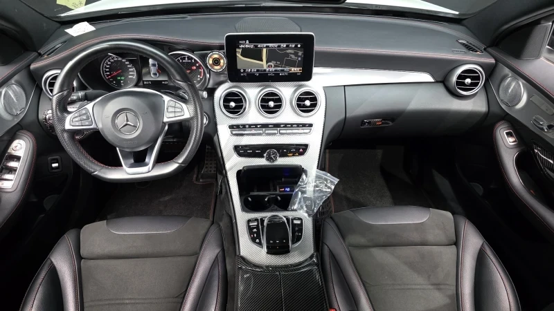 Mercedes-Benz C 43 AMG 2018* HEAD-UP* LED* KEYLESS* ALCANTARA* , снимка 15 - Автомобили и джипове - 55398182