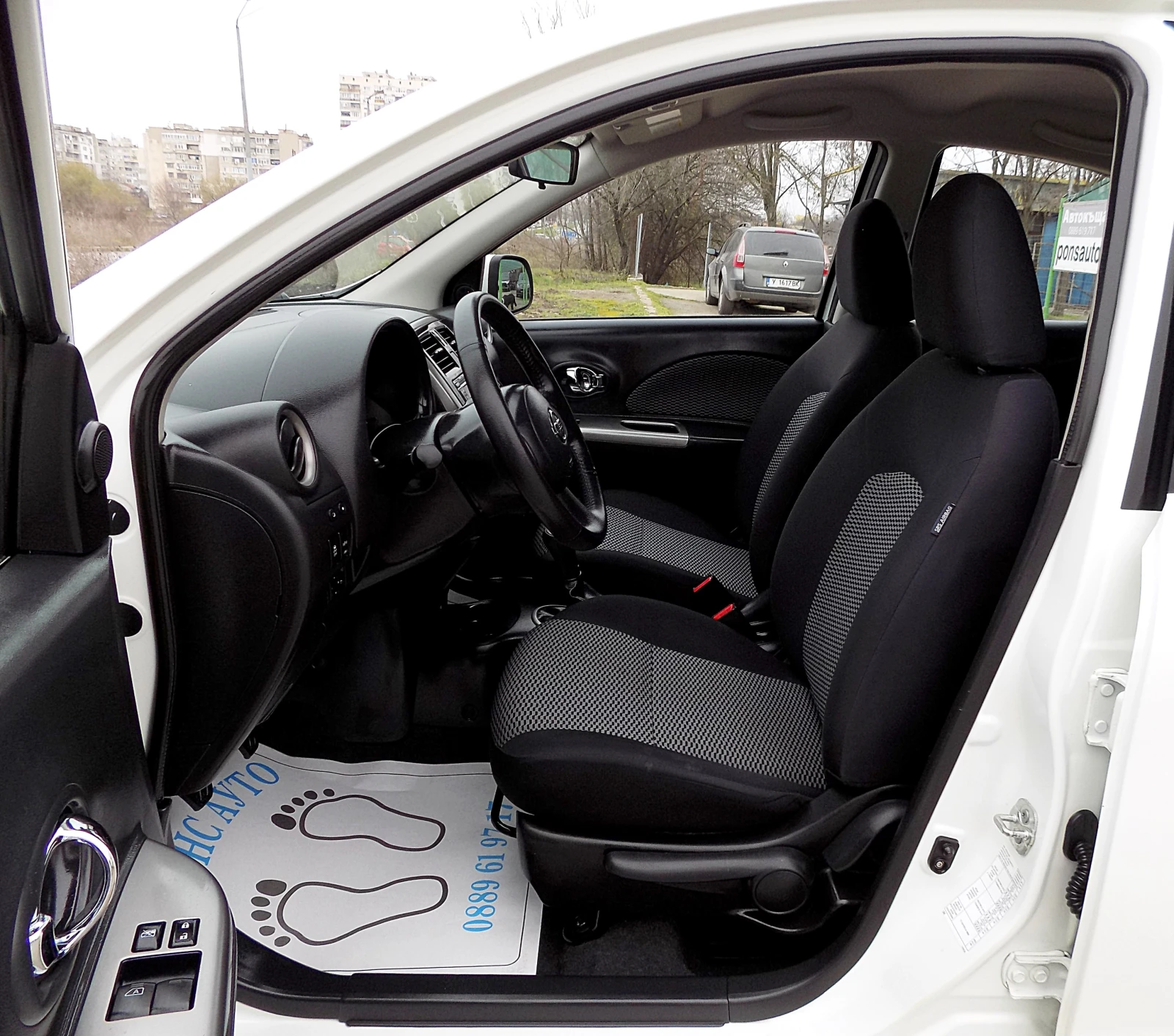 Nissan Micra 1.2i/FACELIFT/NAVi/КЛИМАТРОНИК/БЯЛА ПЕРЛА/118х. км - изображение 5