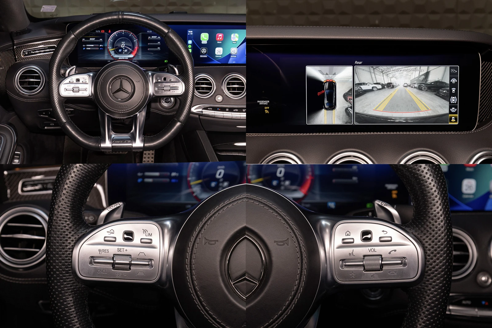 Mercedes-Benz S 63 AMG 4MATIC* Подгрев/Обдухване* Burmaster* 360 камери, снимка 14 - Автомобили и джипове - 53708783