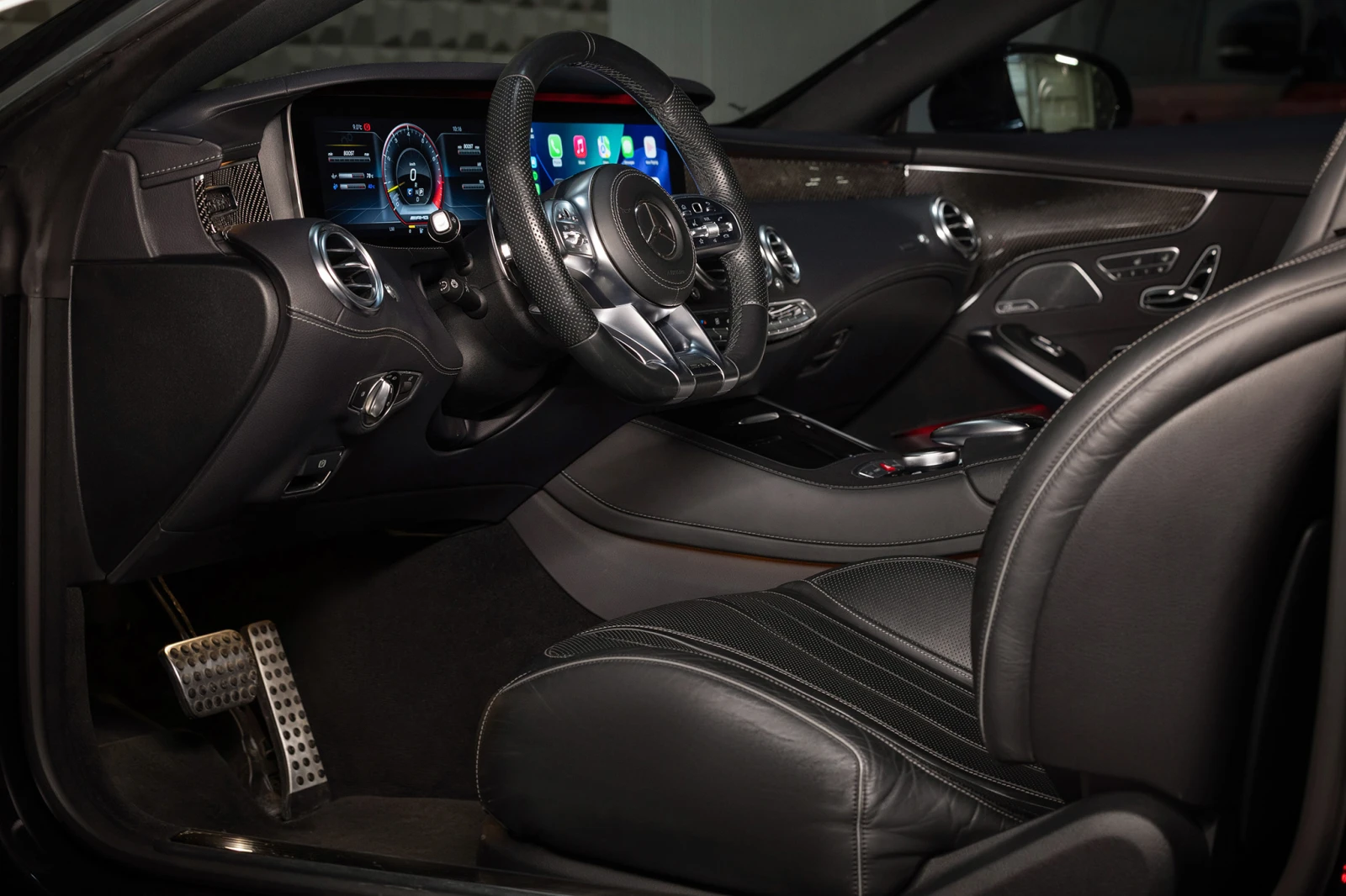 Mercedes-Benz S 63 AMG 4MATIC* Подгрев/Обдухване* Burmaster* 360 камери, снимка 7 - Автомобили и джипове - 53708783