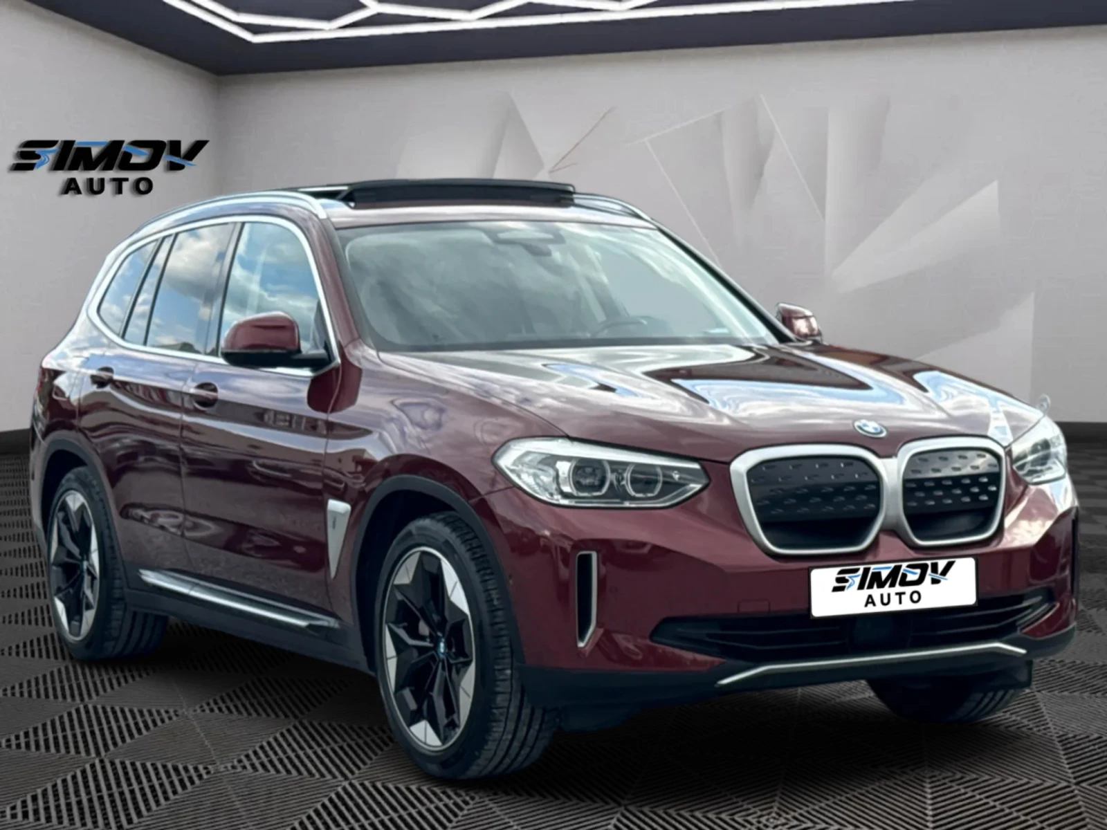 BMW iX3 80KWH 286КС. ДИСТРОНИК ПАНОРАМА КОЖА ПОДГРЕВ FULL , снимка 3 - Автомобили и джипове - 55178525
