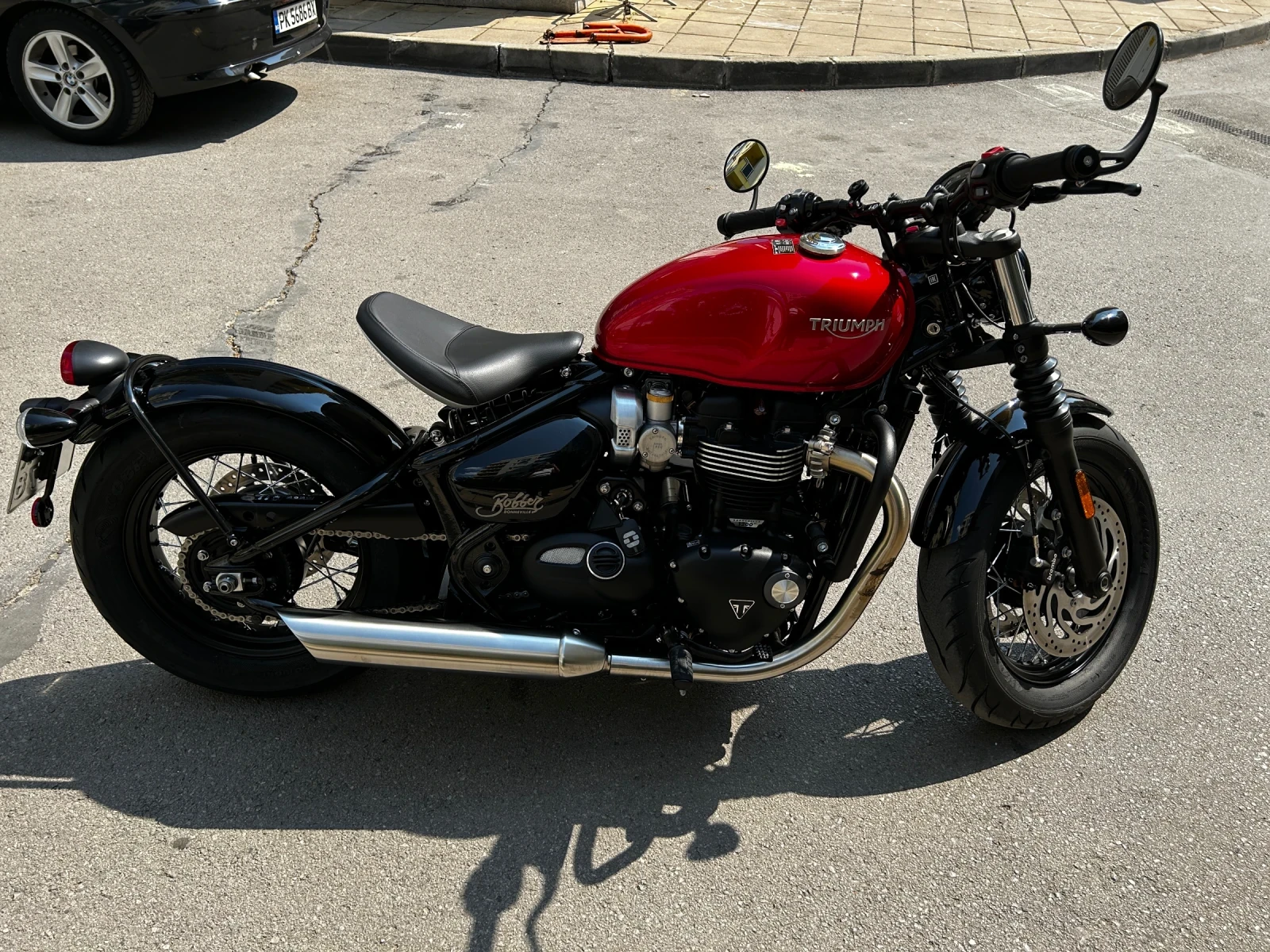 Triumph Bonneville Bobber, снимка 3 - Мотоциклети и мототехника - 53996552
