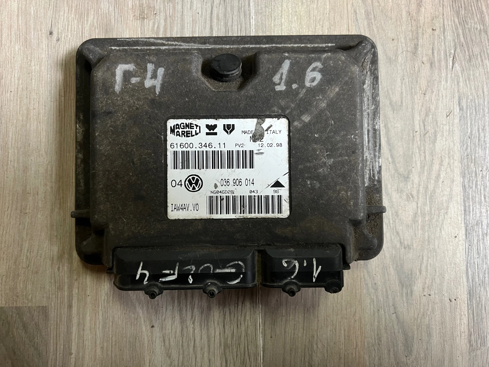 036906014  �������� �������� �� VW  Golf 4 1.6i  036 906 014 MAGNETI MARELLI 61600.346.11 6160034611 | Mobile.bg � ����������� 1