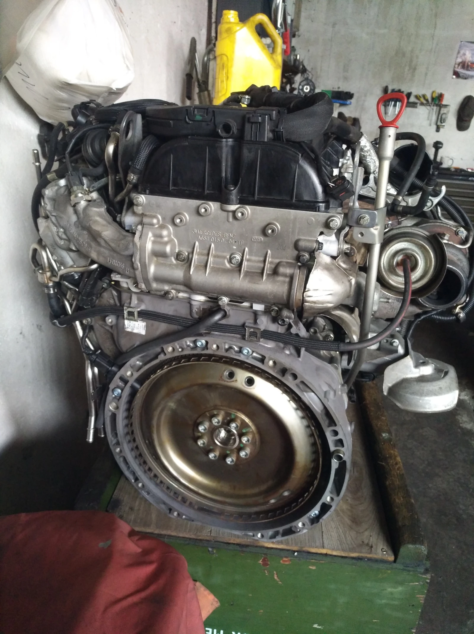 OM651 двигател мотор Mercedes W204 W212 2.2CDI 170PS