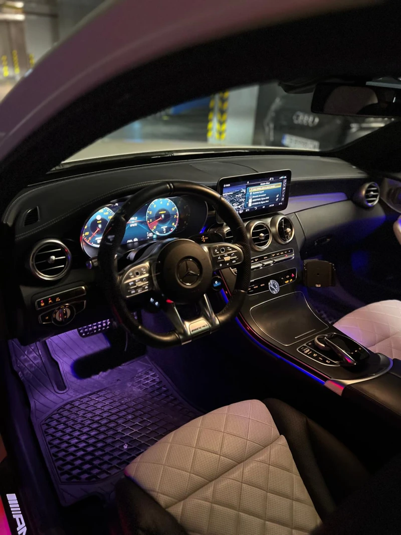 Mercedes-Benz C 43 AMG  Designo Distronic+ Panorama Burmester Night, снимка 8 - Автомобили и джипове - 52707075