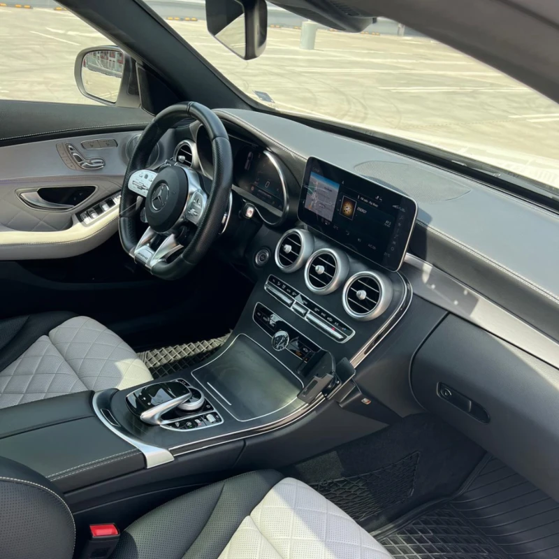 Mercedes-Benz C 43 AMG  Designo Distronic+ Panorama Burmester Night, снимка 7 - Автомобили и джипове - 52707075
