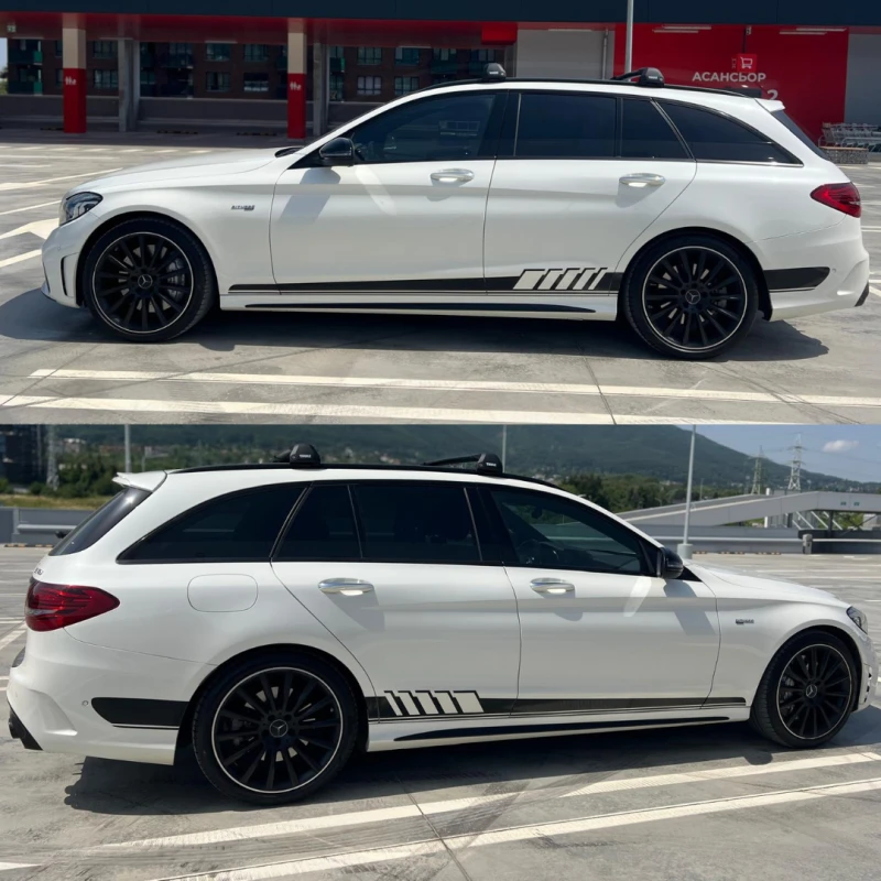 Mercedes-Benz C 43 AMG  Designo Distronic+ Panorama Burmester Night, снимка 3 - Автомобили и джипове - 52707075