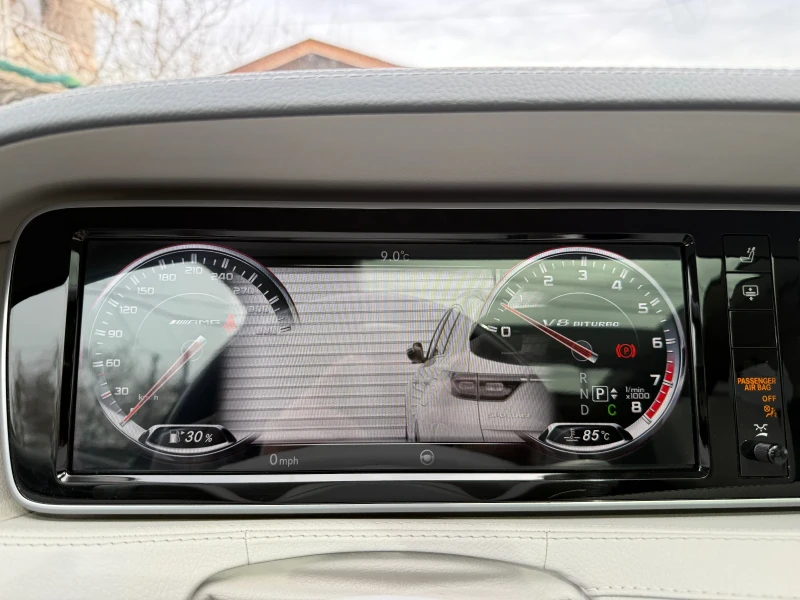 Mercedes-Benz S 63 AMG L 4MATIC PANORAMA DISTRONIC NIGHT VISION HUD , снимка 13 - Автомобили и джипове - 53564793