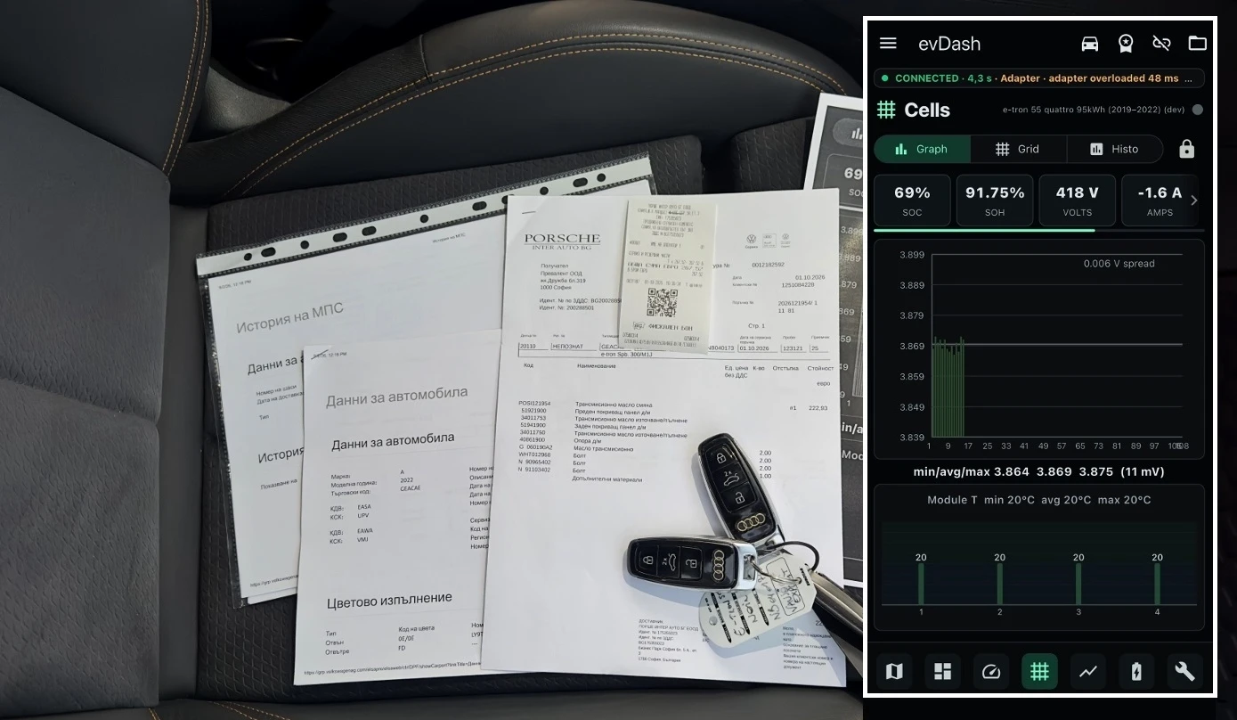 Audi E-Tron 55 Quattro Sportback S-Line Plus/Black Edition | Mobile.bg � ����������� 17
