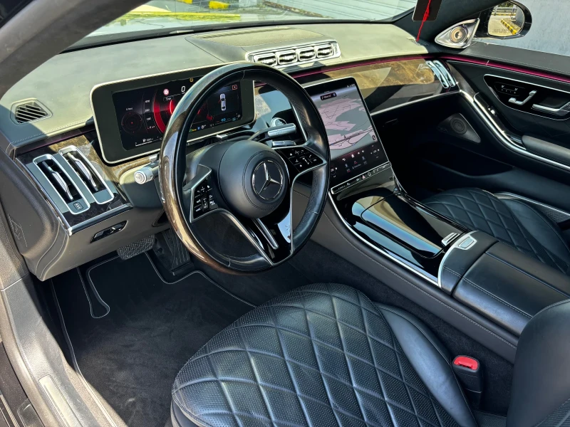 Mercedes-Benz S 580 НАЛИЧЕН* ЛИЗИНГ* 4 Matic* LONG* BURMESTER* PANO* , снимка 7 - Автомобили и джипове - 51415746