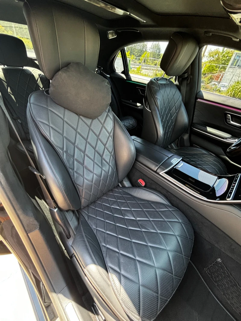 Mercedes-Benz S 580 НАЛИЧЕН* ЛИЗИНГ* 4 Matic* LONG* BURMESTER* PANO* , снимка 12 - Автомобили и джипове - 51415746