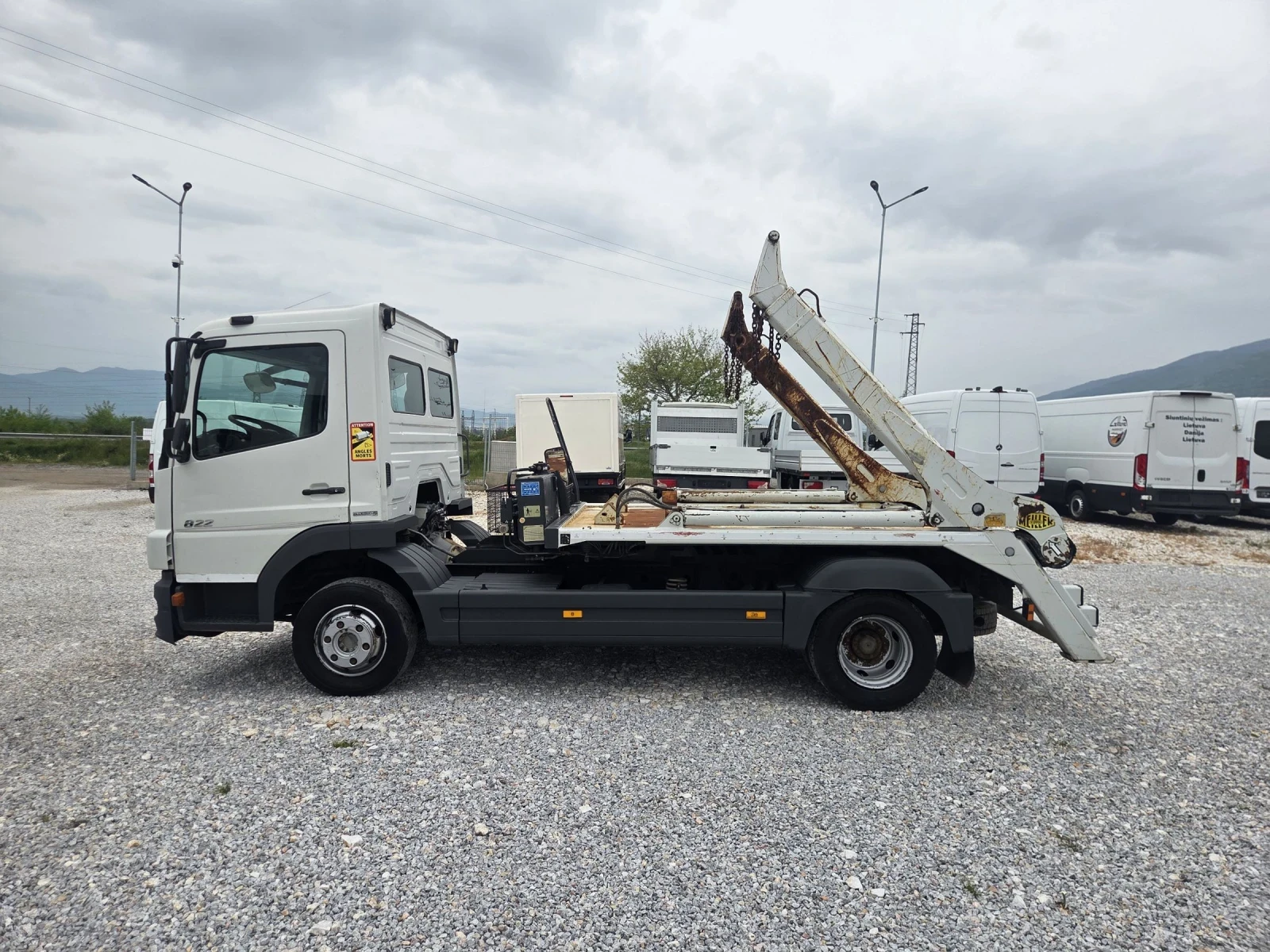Mercedes-Benz Atego 822, Контеинеровоз, Климатик, снимка 2 - Камиони - 54479291