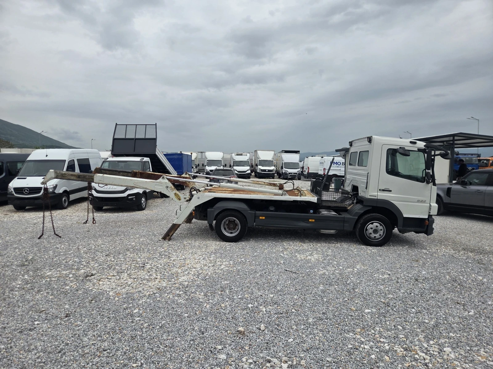 Mercedes-Benz Atego 822, Контеинеровоз, Климатик, снимка 10 - Камиони - 54479291