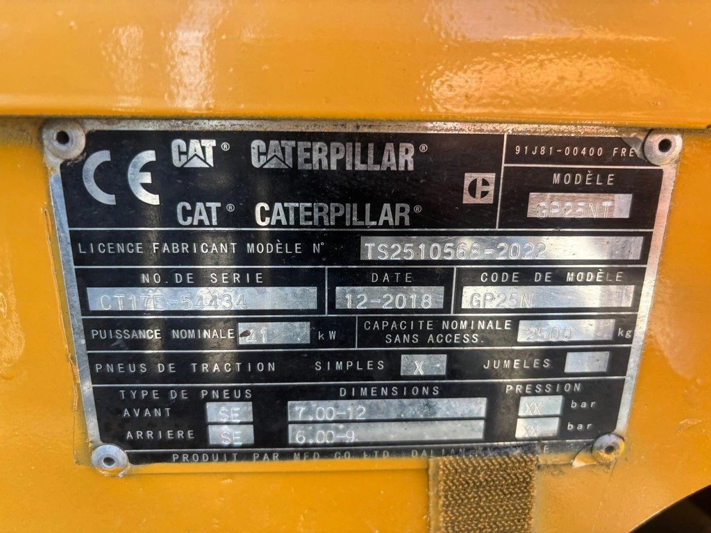 Мотокар Cat контейнерен, автомат, виличен изравнител, снимка 10 - Индустриална техника - 55550593