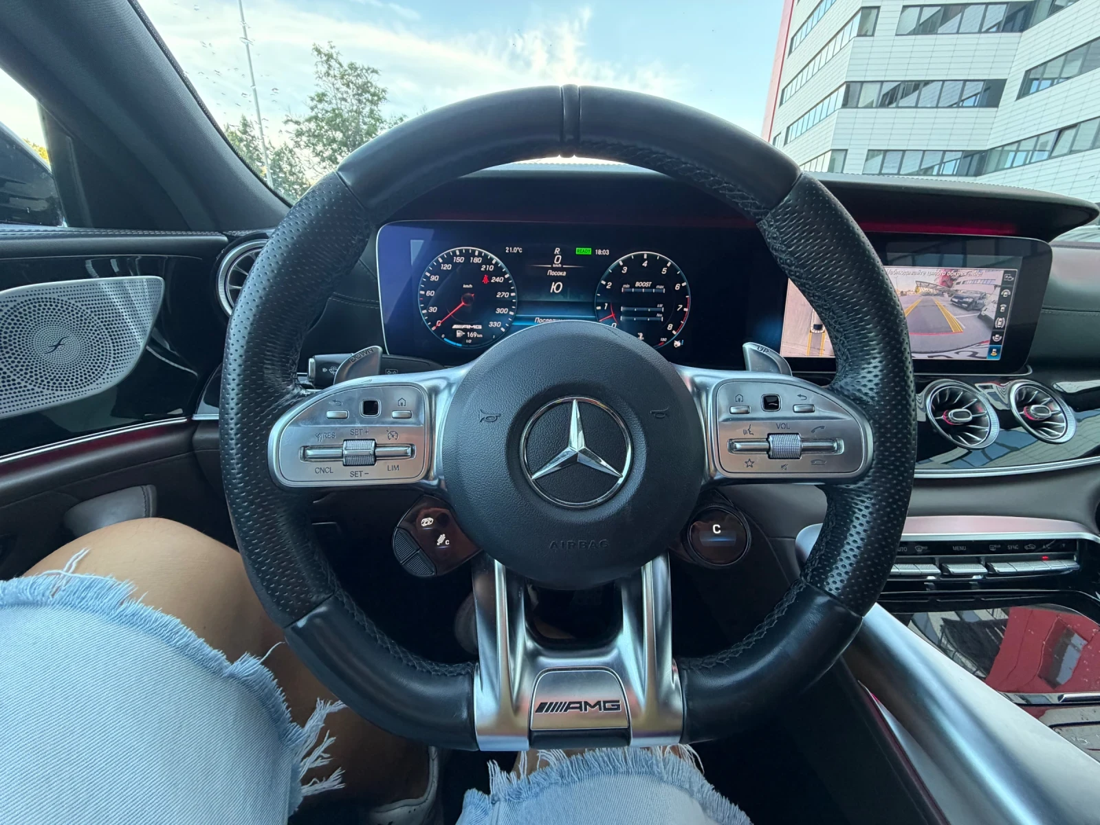 Mercedes-Benz AMG GT БАРТЕР* 53* МАТ* ЛИЗИНГ, снимка 14 - Автомобили и джипове - 55425405