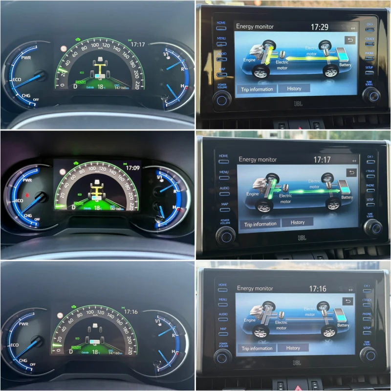 Toyota Rav4 2.5-222к.с.HYBRID* 4X4* LED* STYLE* ГАРАНЦИЯ* ИСТО, снимка 14 - Автомобили и джипове - 52236646