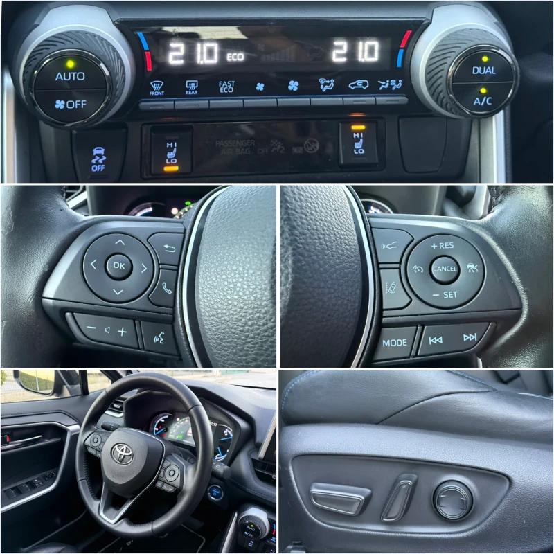 Toyota Rav4 2.5-222к.с.HYBRID* 4X4* LED* STYLE* ГАРАНЦИЯ* ИСТО, снимка 15 - Автомобили и джипове - 52236646