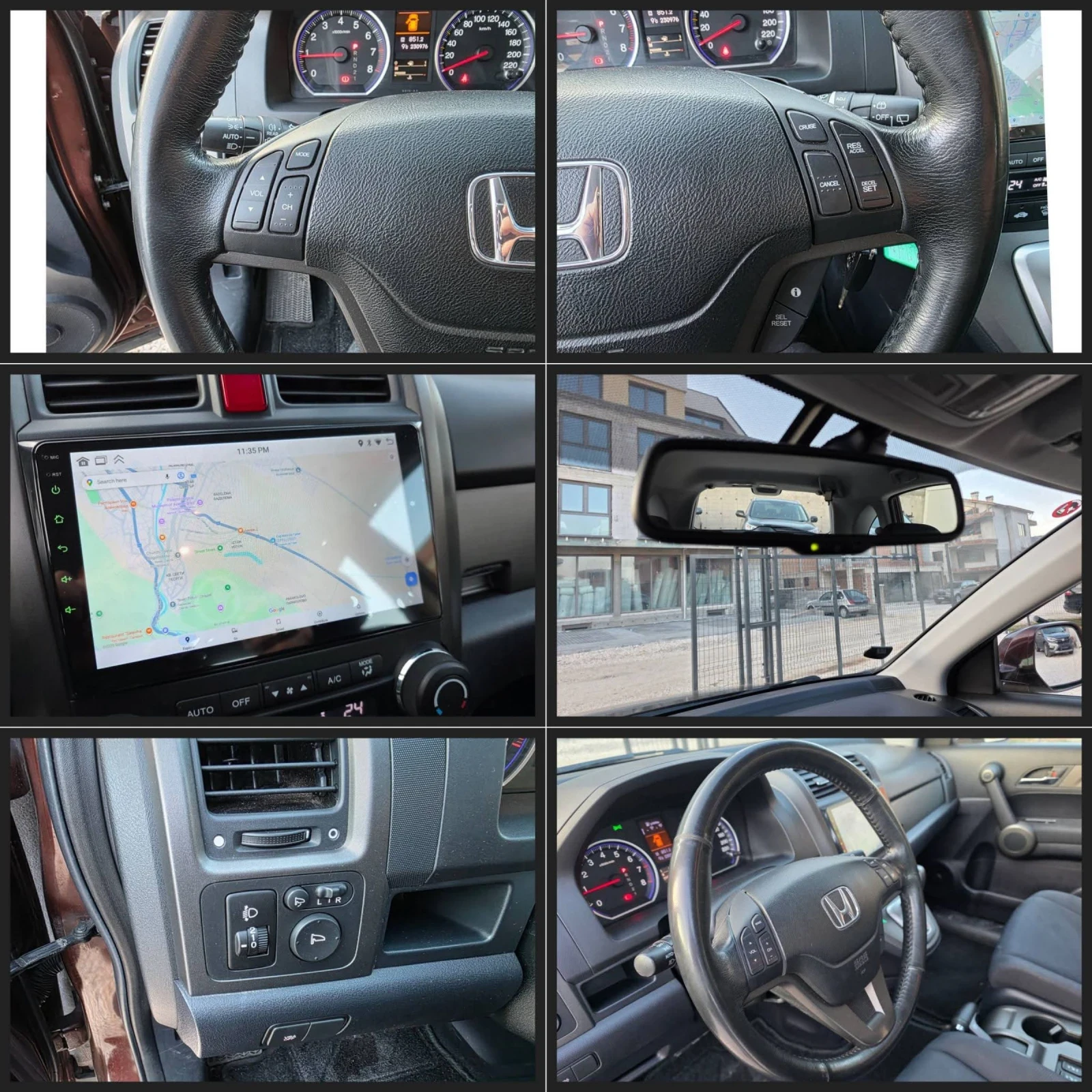 Honda Cr-v FULL SERVICE IN HONDA Камера Подгрев Навигация 4х4, снимка 9 - Автомобили и джипове - 53923436