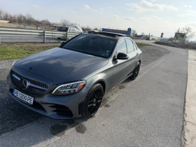 Mercedes-Benz C 300  Facelift/ 4MATIC/ Панорама/ AMG/ full black, снимка 2