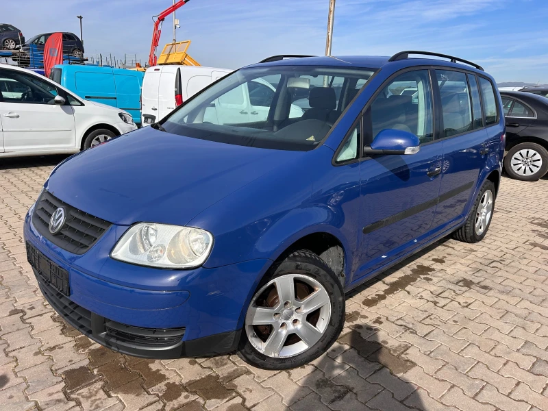 VW Touran 1.6i 6+ 1 EURO 4 ЛИЗИНГ, снимка 1 - Автомобили и джипове - 47664876