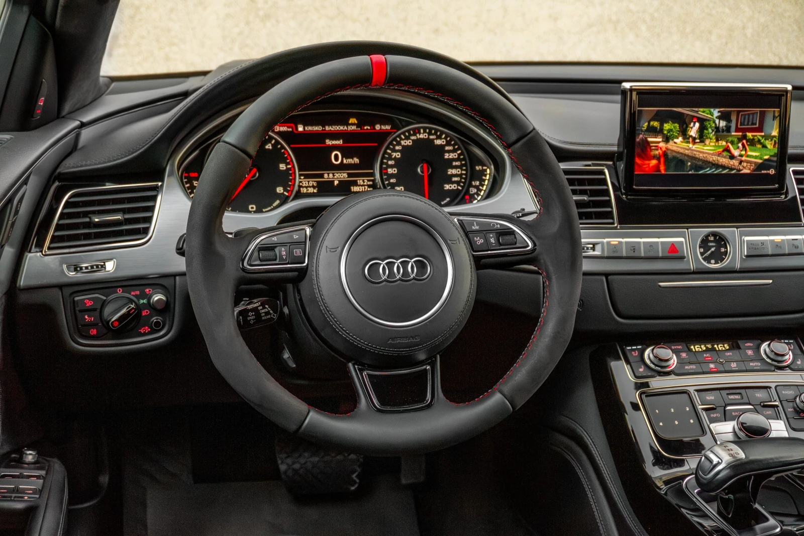 Audi A8 4.2TDI* ABT 430HP* 3xTV* BUSINESS CLASS* FULL, снимка 14 - Автомобили и джипове - 54655255