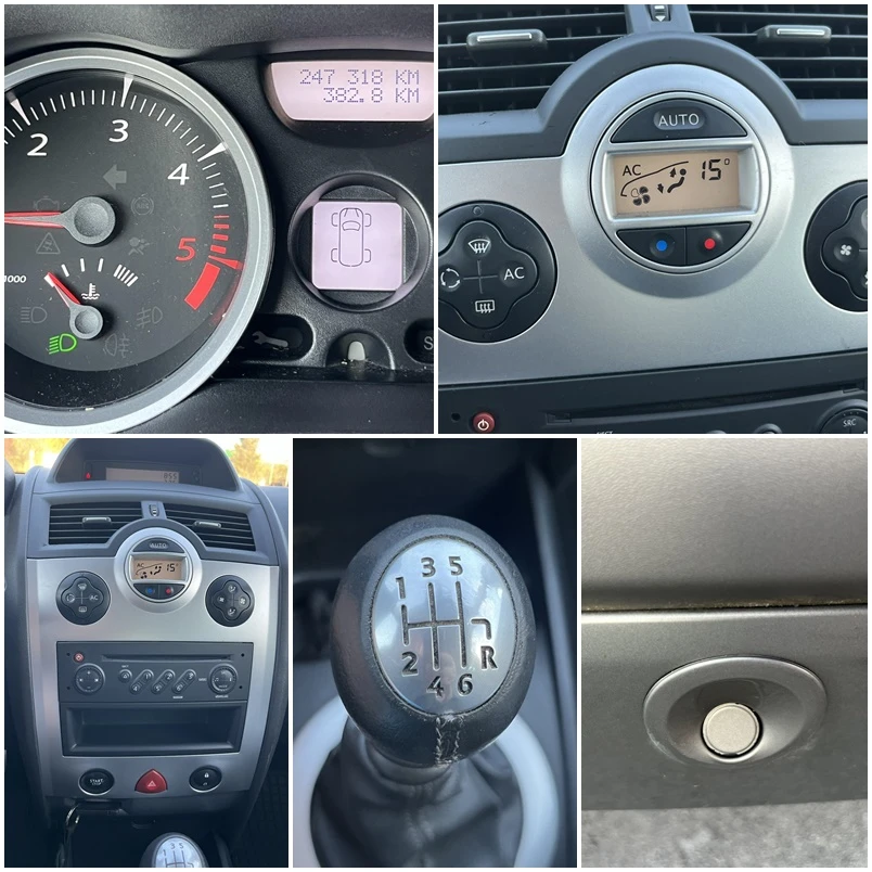 Renault Megane 1.9DCI 131кс 6 СКОРОСТИ EURO 4 КЛИМАТРОНИК ПЕРФЕКТ, снимка 12 - Автомобили и джипове - 55225811