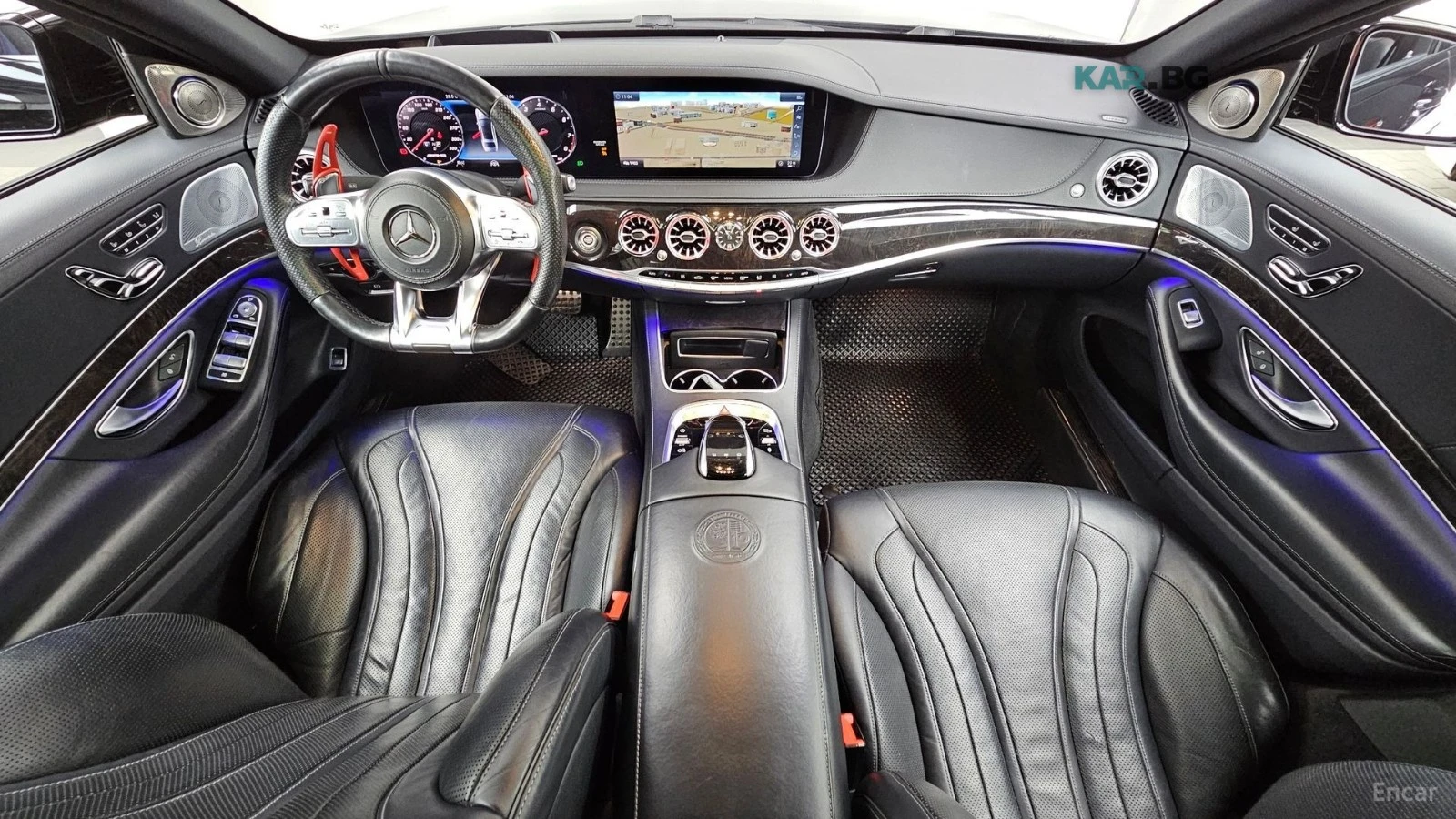 Mercedes-Benz S 63 AMG 4MATIC+ * КОЖА* ОБДУХВ* МАСАЖ* 360, снимка 5 - Автомобили и джипове - 55236075