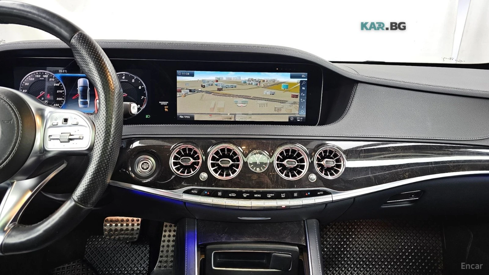 Mercedes-Benz S 63 AMG 4MATIC+ * КОЖА* ОБДУХВ* МАСАЖ* 360, снимка 12 - Автомобили и джипове - 55236075