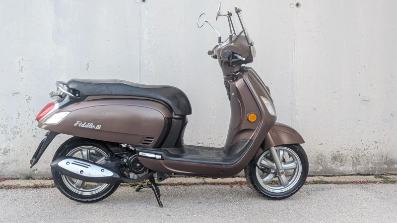 Sym Fiddle 3 49cc 4T 04.2015г. * РЕГИСТРИРАН* , снимка 5 - Мотоциклети и мототехника - 48283924