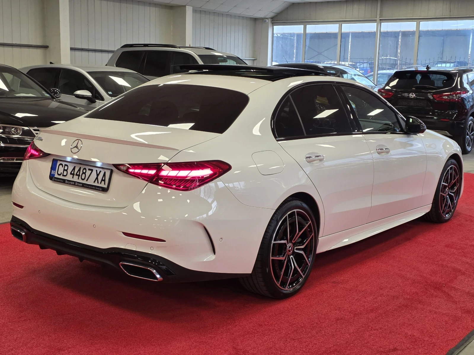 Mercedes-Benz C 300 e | AMG | Night package | Оперативен лизинг, снимка 6 - Автомобили и джипове - 54058710