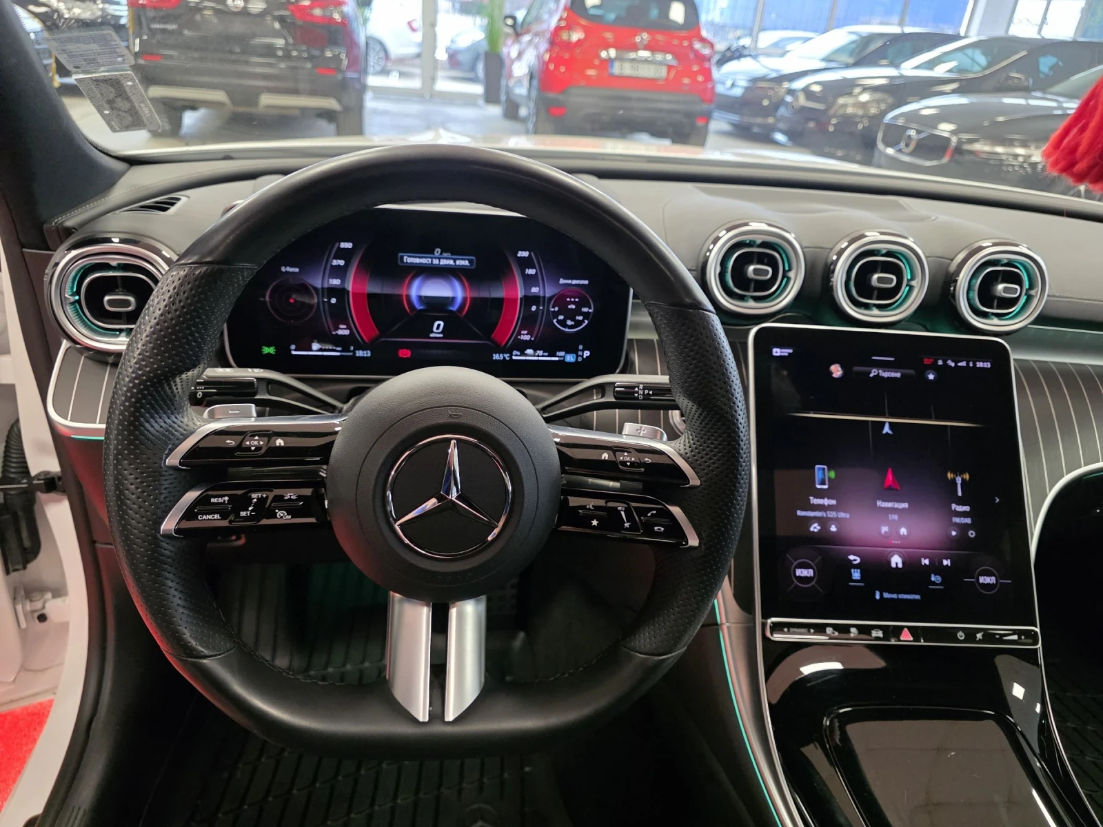 Mercedes-Benz C 300 e | AMG | Night package | Оперативен лизинг, снимка 11 - Автомобили и джипове - 54058710