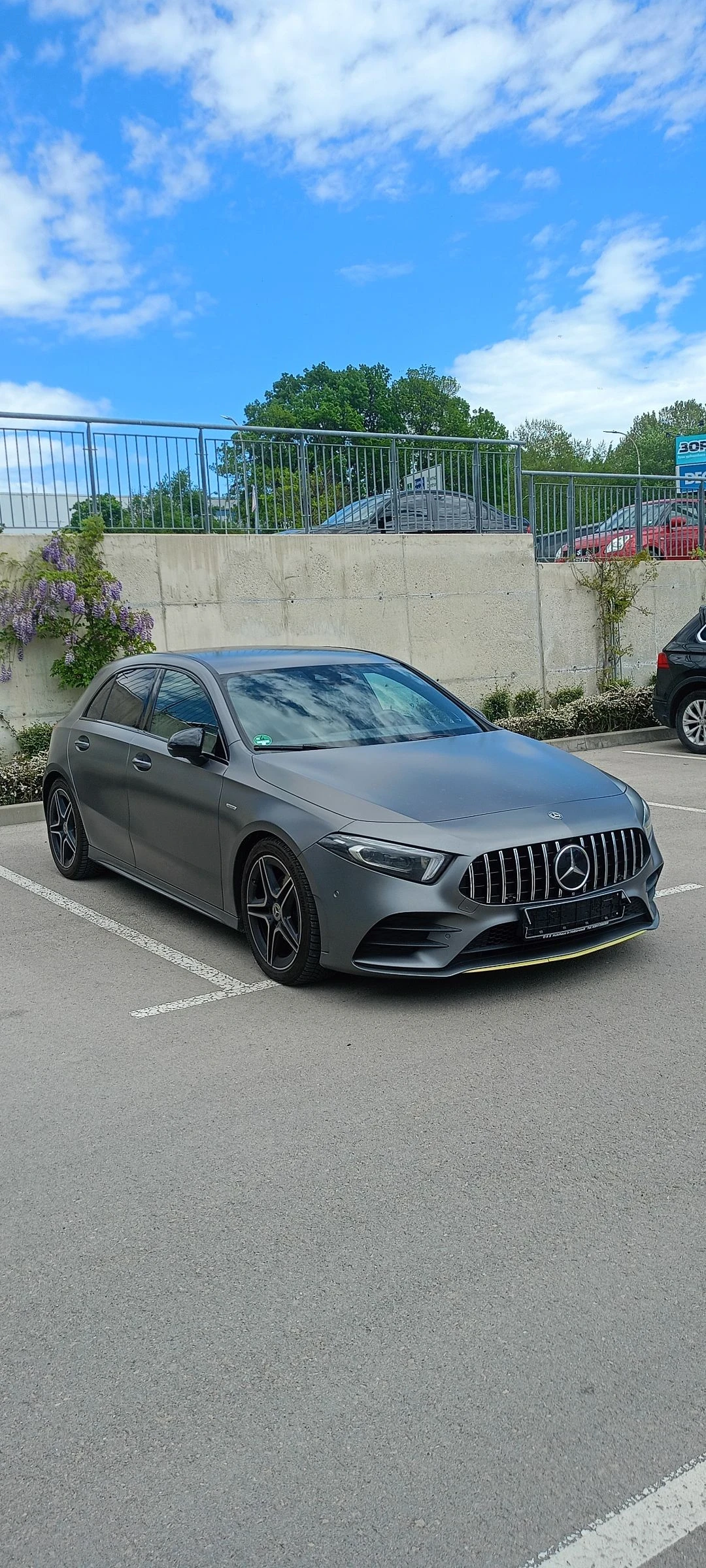 Mercedes-Benz A 200 Silver Edison  фабричен сив Мат , снимка 2 - Автомобили и джипове - 54546118