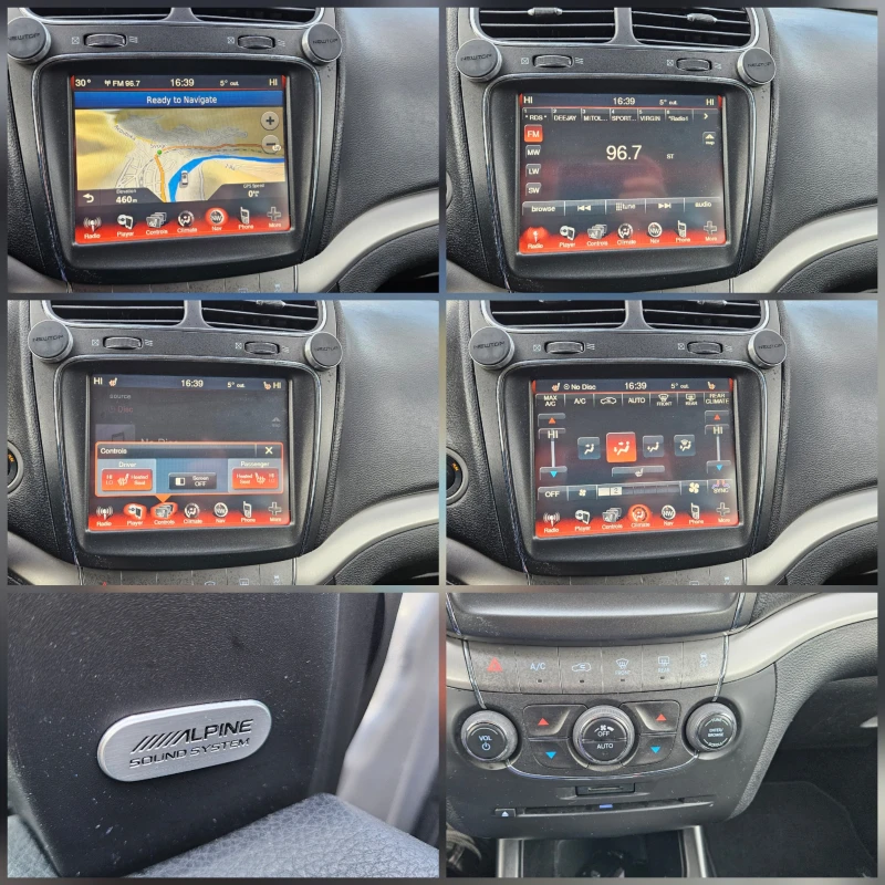 Fiat Freemont 2.0Mjet AVTOMAT/4X4/KOJA/NAVIG/7mesta, снимка 15 - Автомобили и джипове - 53513048