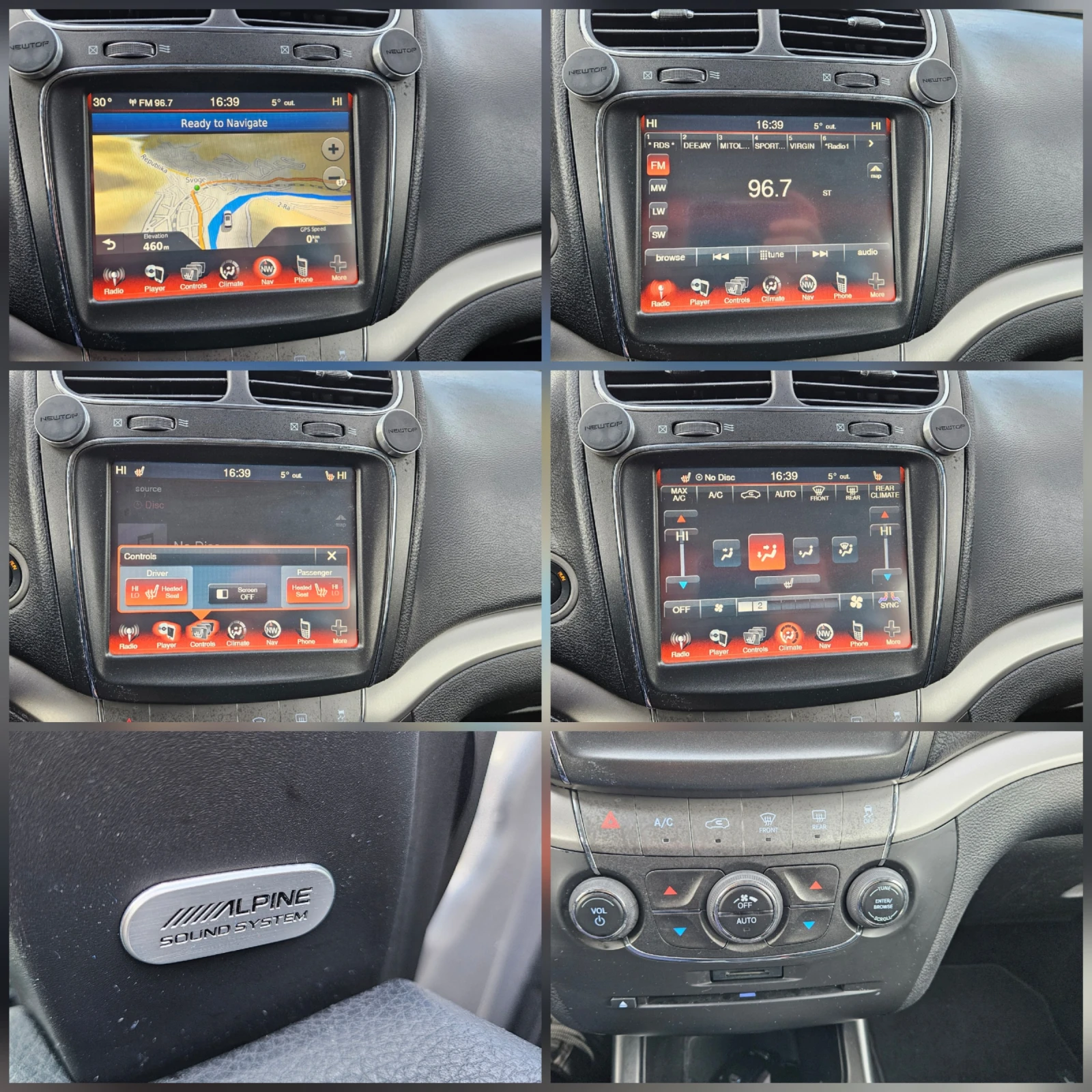 Fiat Freemont 2.0Mjet AVTOMAT/4X4/KOJA/NAVIG/7mesta | Mobile.bg � ����������� 15