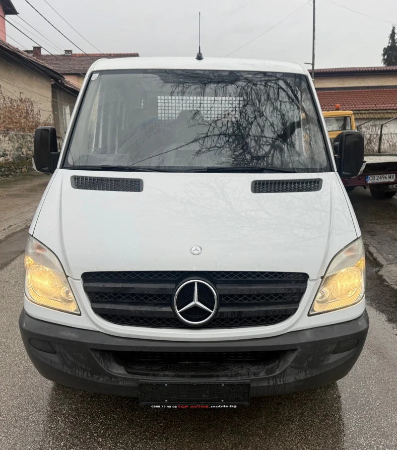 Mercedes-Benz Sprinter 313 CDI/6ck/Двойна кабина/7 места/* КЛИМАТИК* /Нови гу, снимка 2 - Бусове и автобуси - 53481464