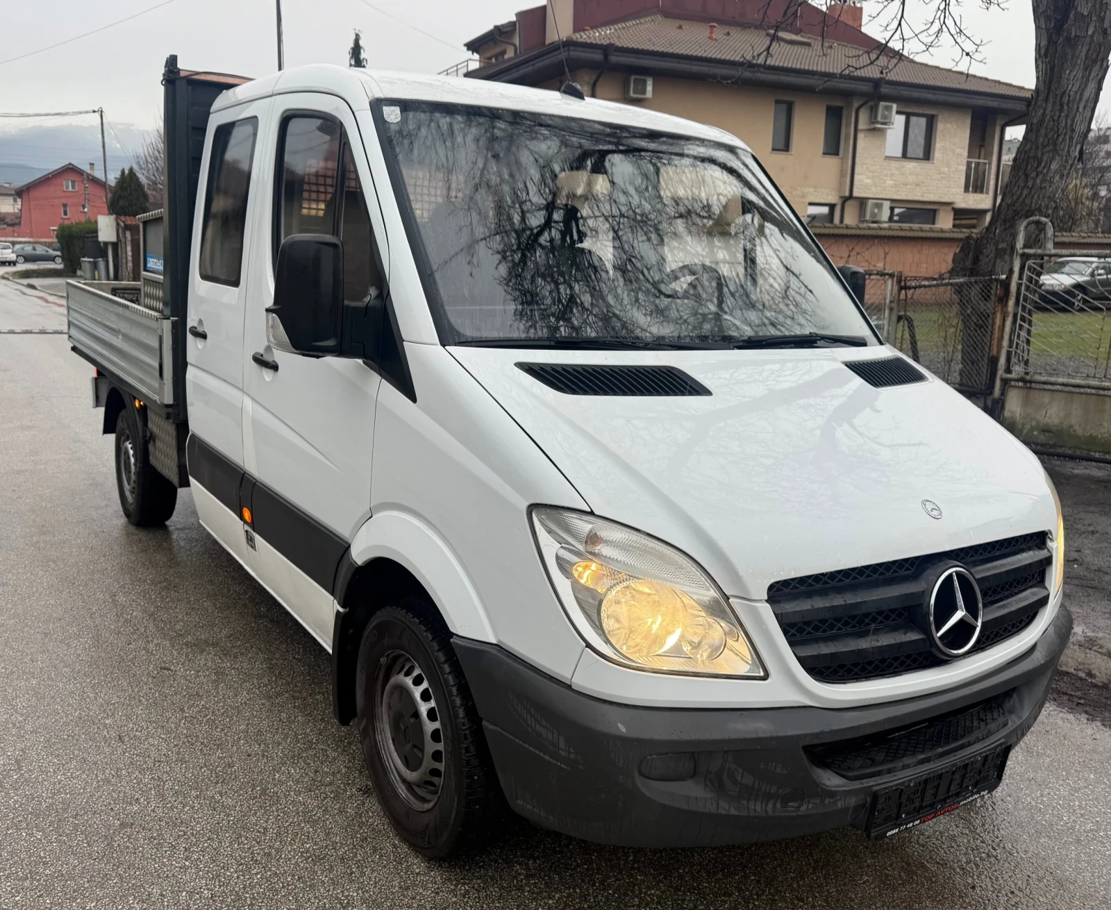 Mercedes-Benz Sprinter 313 CDI/6ck/Двойна кабина/7 места/* КЛИМАТИК* /Нови гу - изображение 3