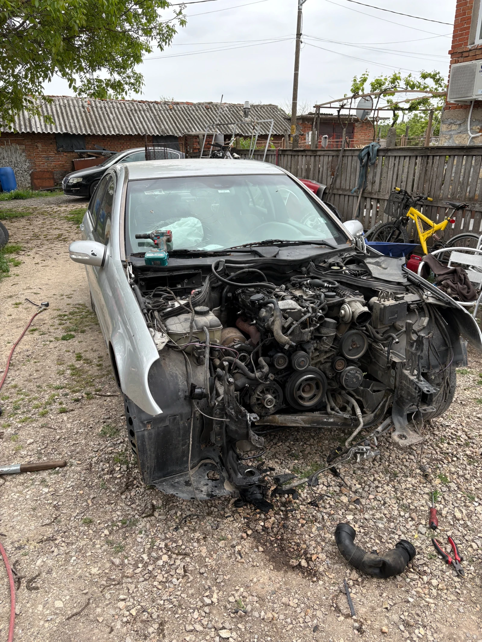 Продава се на части Mercedes c220 dci 2002, снимка 3 - Части - 54572942