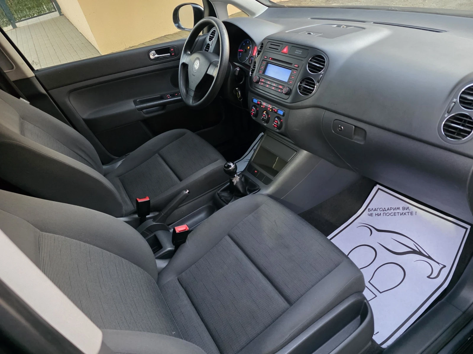 VW Golf Plus 1.9.TDI.105.KC.KLIMATIK.НОВ ВНОС , снимка 14 - Автомобили и джипове - 55084208