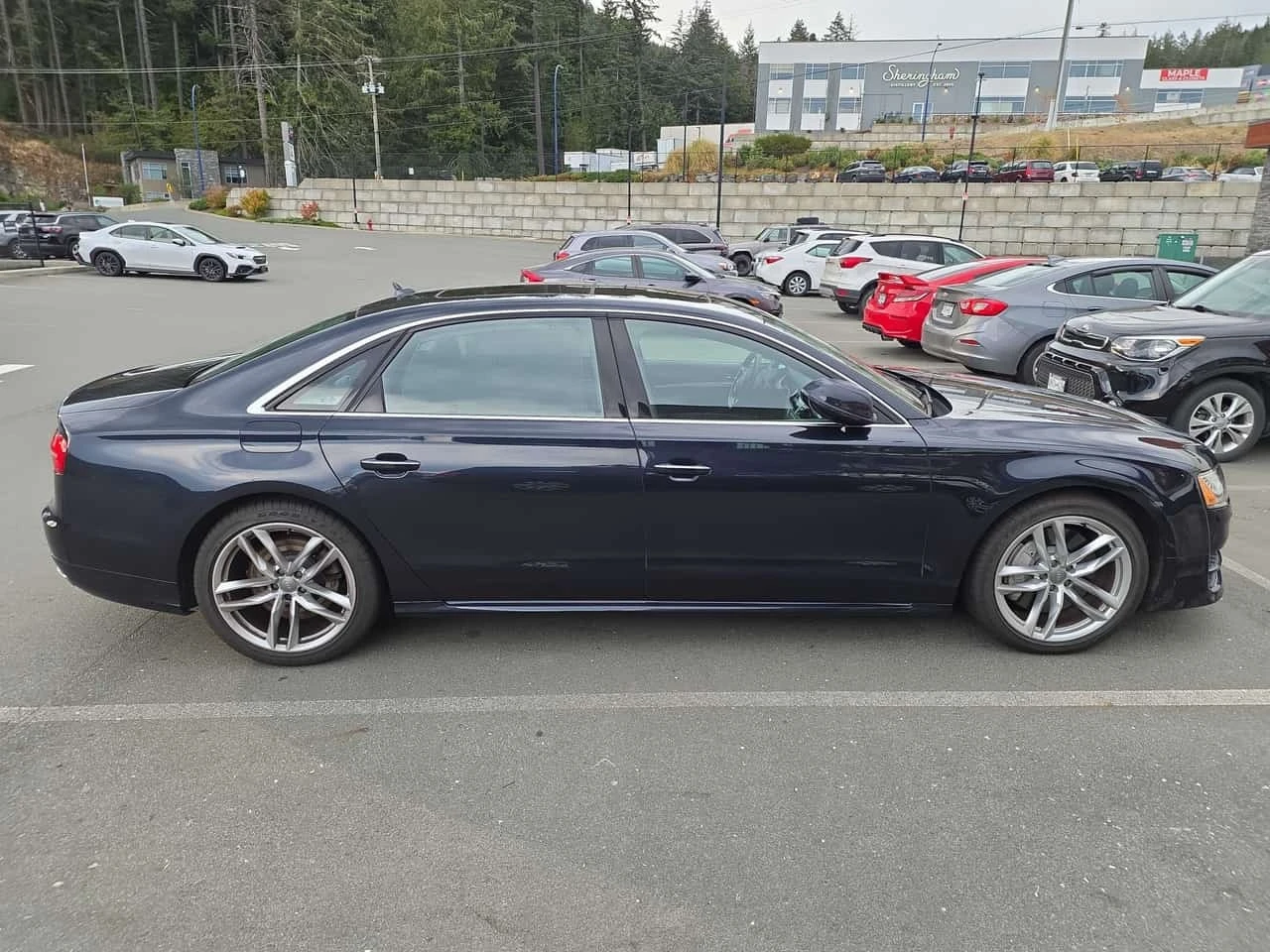 Audi A8 4.0T long / 360 / MATRIX / BOSE / ОБДУХВАНЕ , снимка 3 - Автомобили и джипове - 55782366