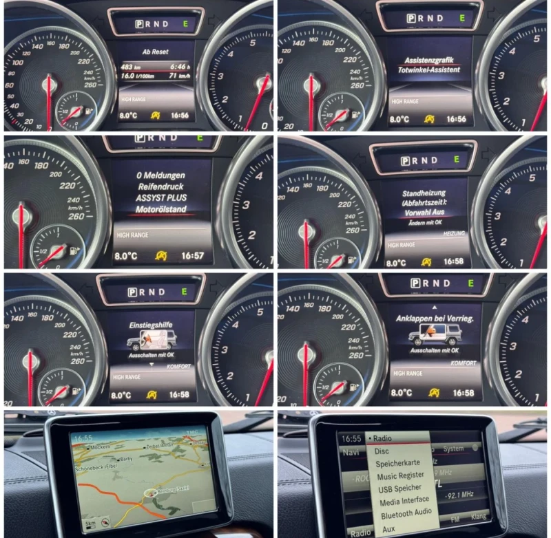 Mercedes-Benz G 500 G500 AMG /4x4/ Barbus/ Designo/ 3x DVD/H&K/Alcant, снимка 11 - Автомобили и джипове - 52669508