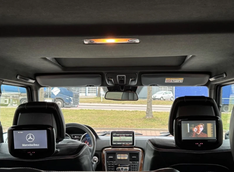 Mercedes-Benz G 500 G500 AMG /4x4/ Barbus/ Designo/ 3x DVD/H&K/Alcant, снимка 10 - Автомобили и джипове - 52669508