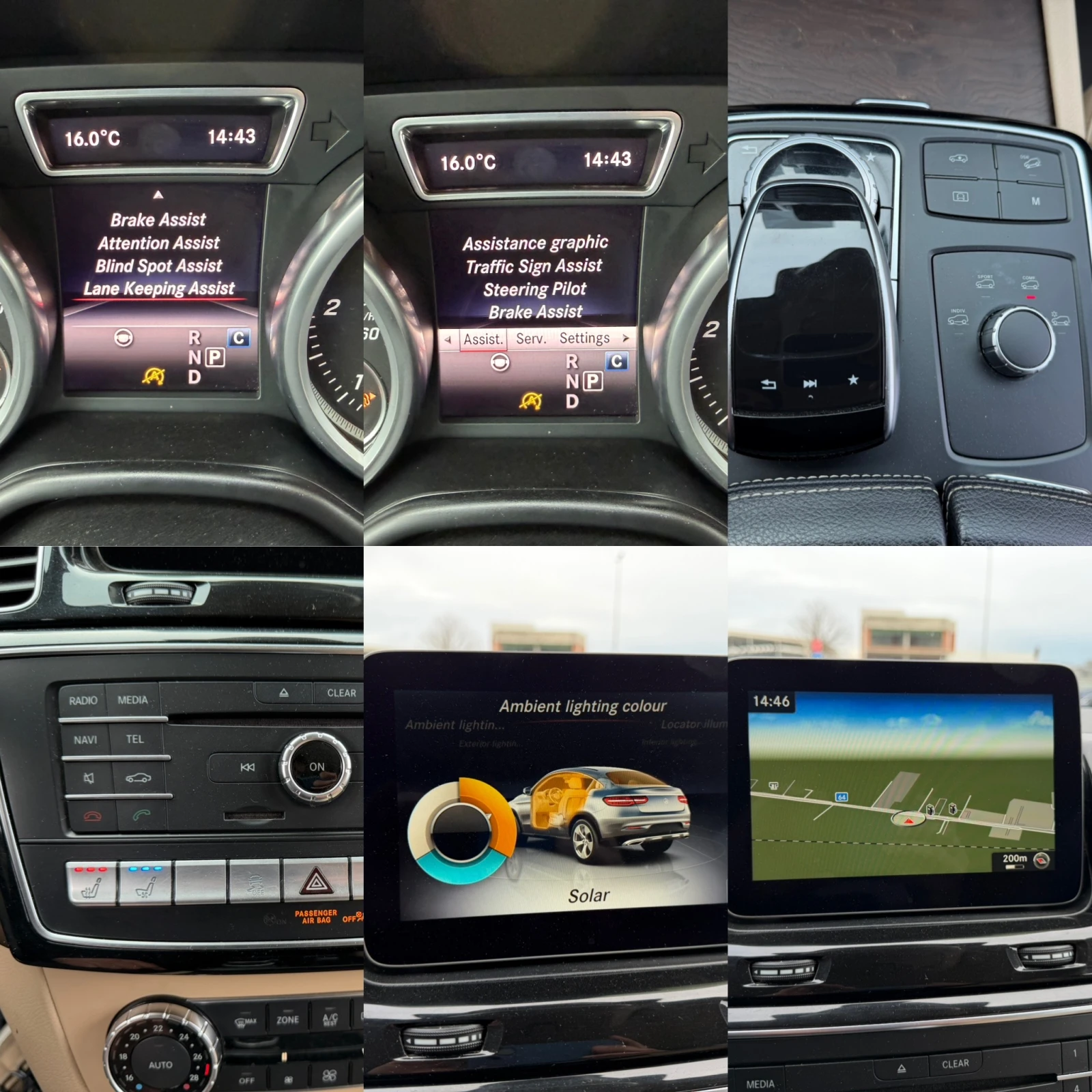 Mercedes-Benz GLE 350 AMG-360-������-DISTRONIK-���������-BLIND-SPOT-9G | Mobile.bg � ����������� 15