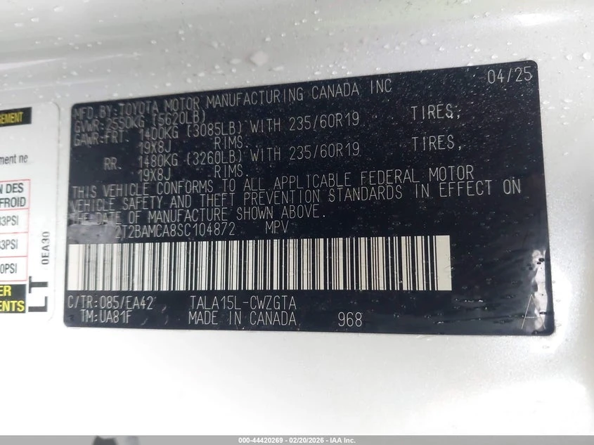 Lexus RX 350 2.4L I-4 DI, DOHC, VVT, TURBO, 275HP All Wheel, снимка 9 - Автомобили и джипове - 53973338