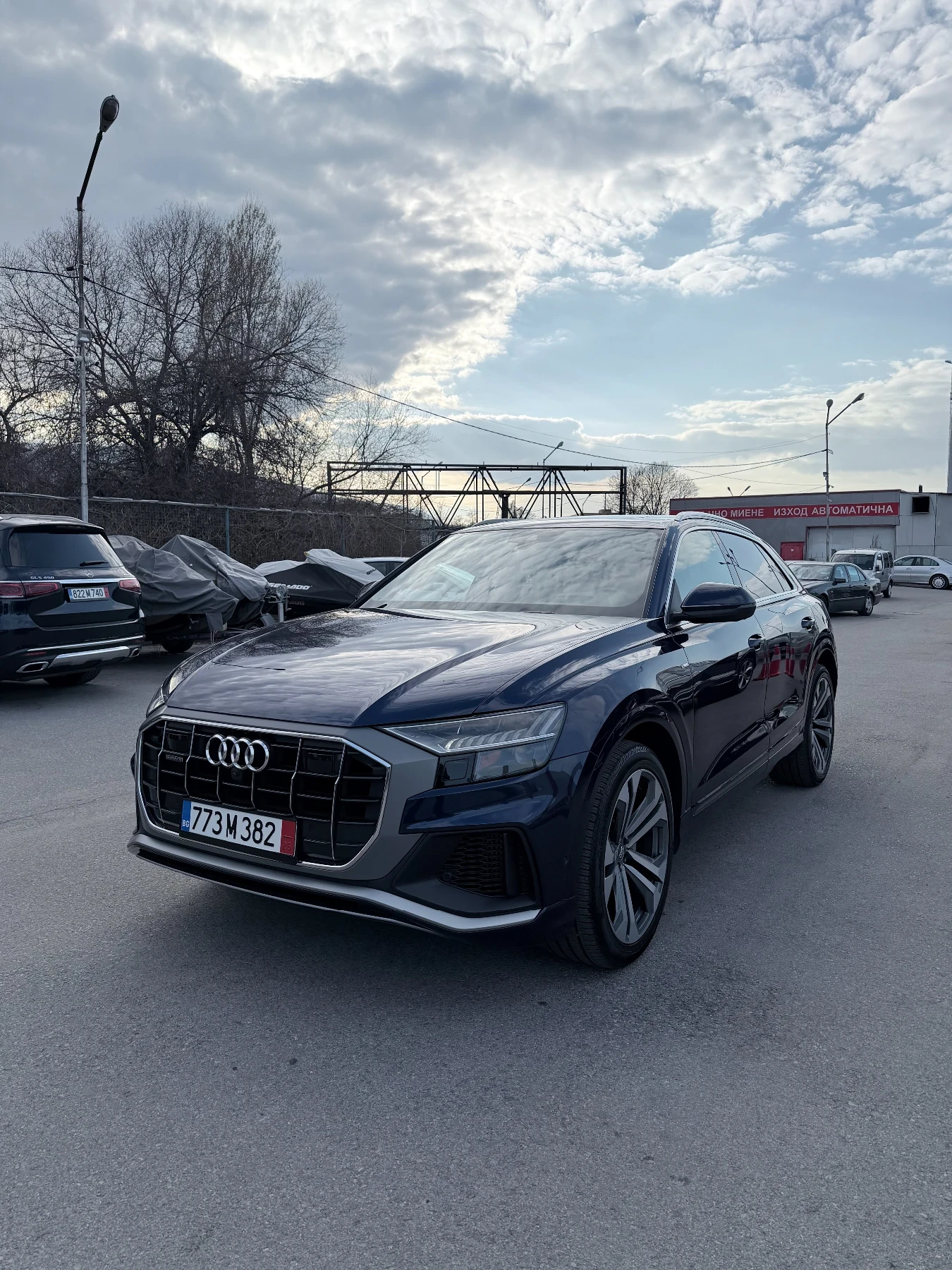 Audi Q8 S-LINE-MATRIX-DISTRONIC-B&O-Масаж-Вакум | Auto.bg — изображение 1